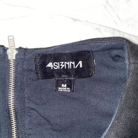 TopShop Black Crop Top with Tie up sides - Picture 4 of 4